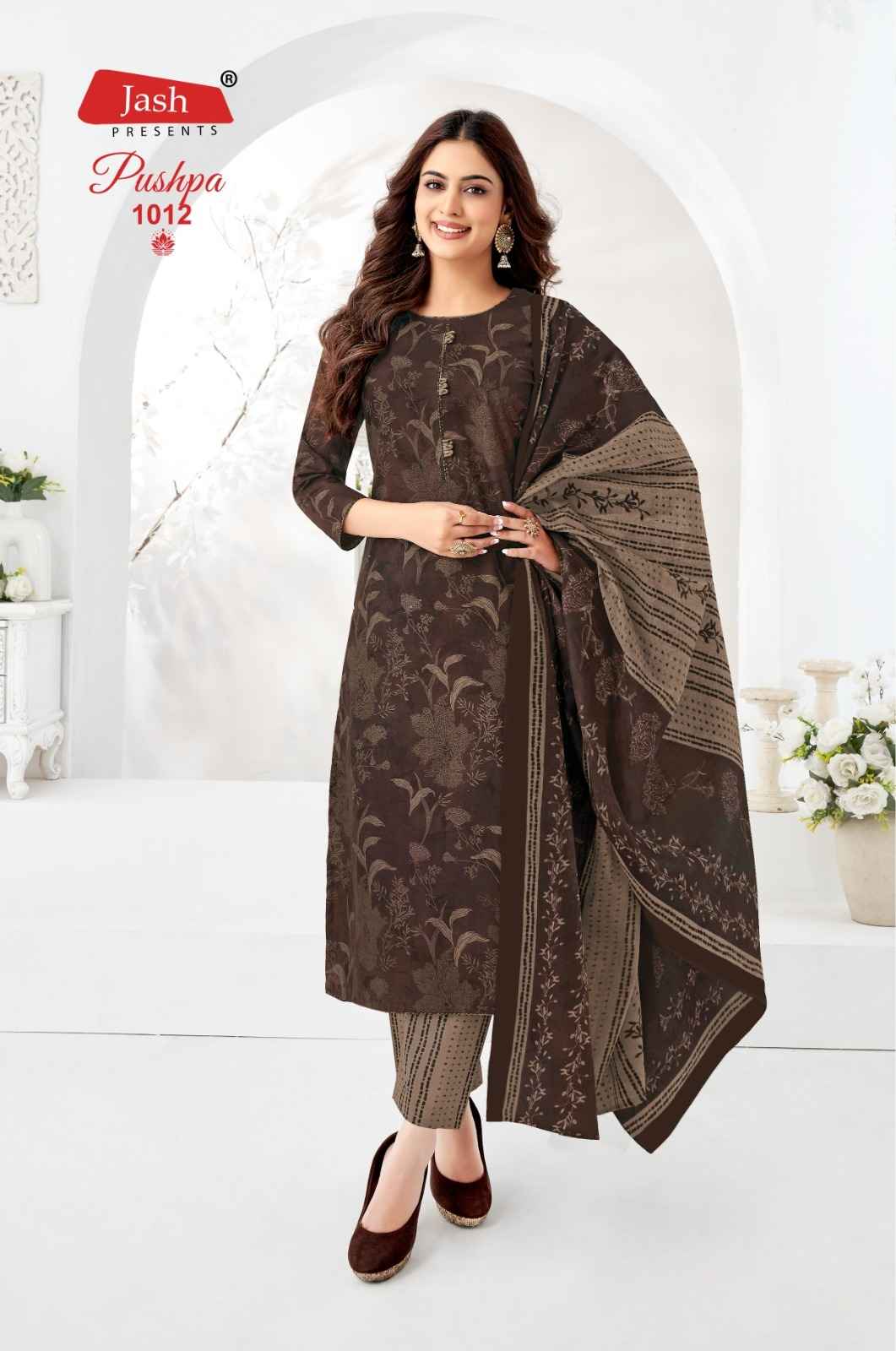 Jash Pushpa Vol 1 Cotton Kurti Combo 12 pcs Catalogue