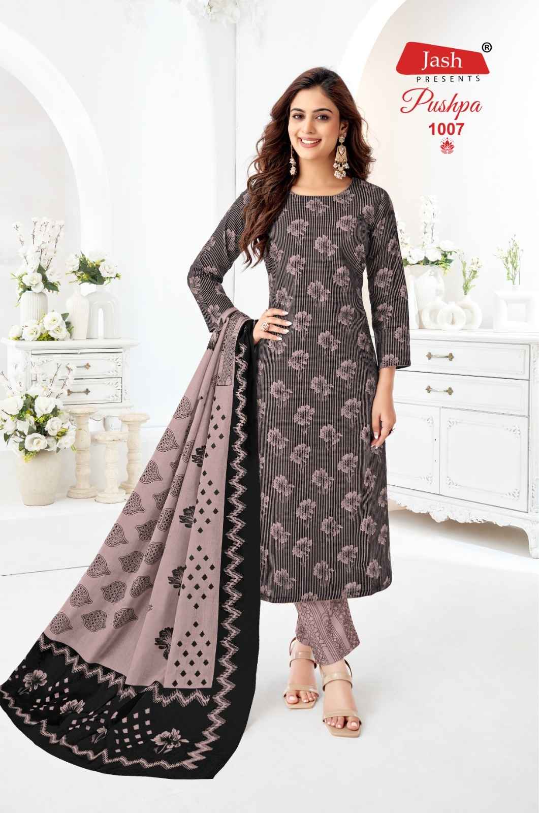 Jash Pushpa Vol 1 Cotton Kurti Combo 12 pcs Catalogue