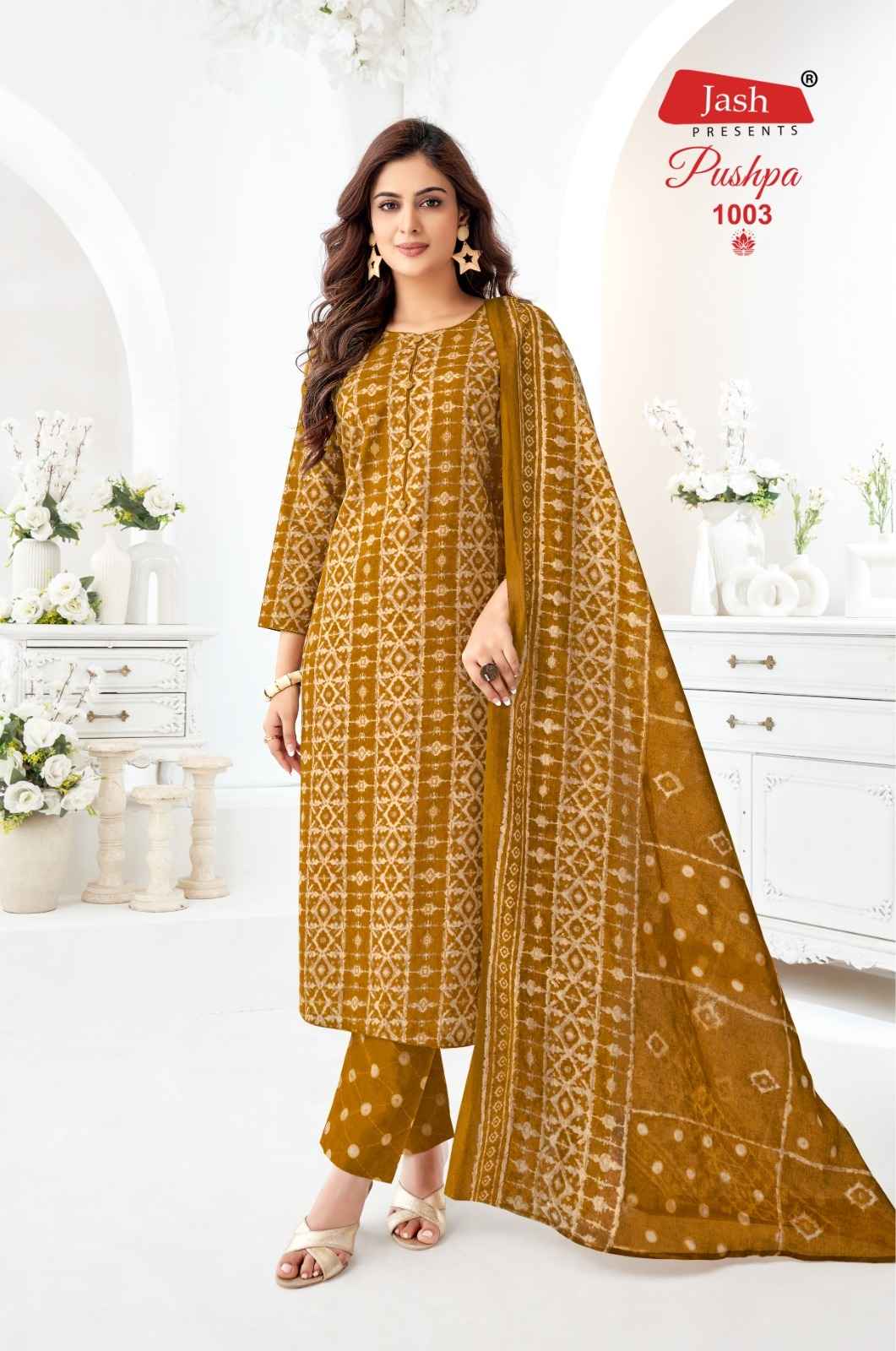 Jash Pushpa Vol 1 Cotton Kurti Combo 12 pcs Catalogue
