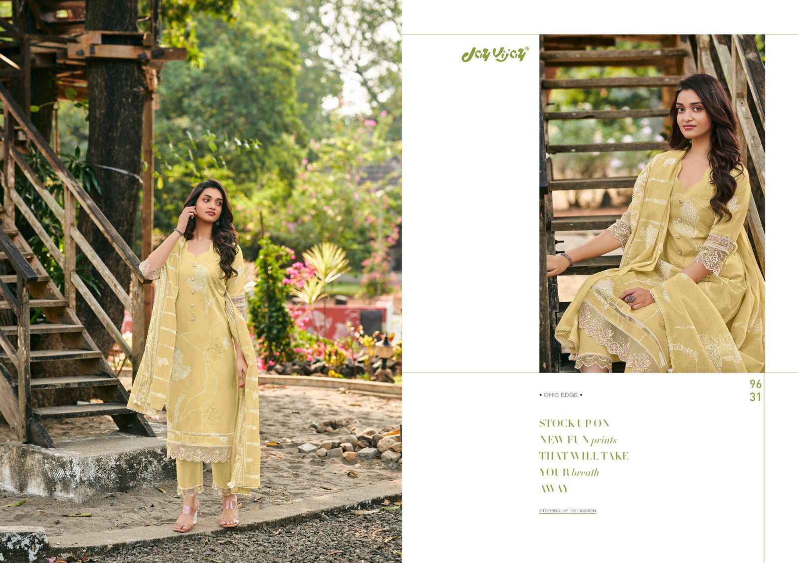 Jay Vijay Luka Chhupi Cotton Dress Material 7 pcs Catalogue