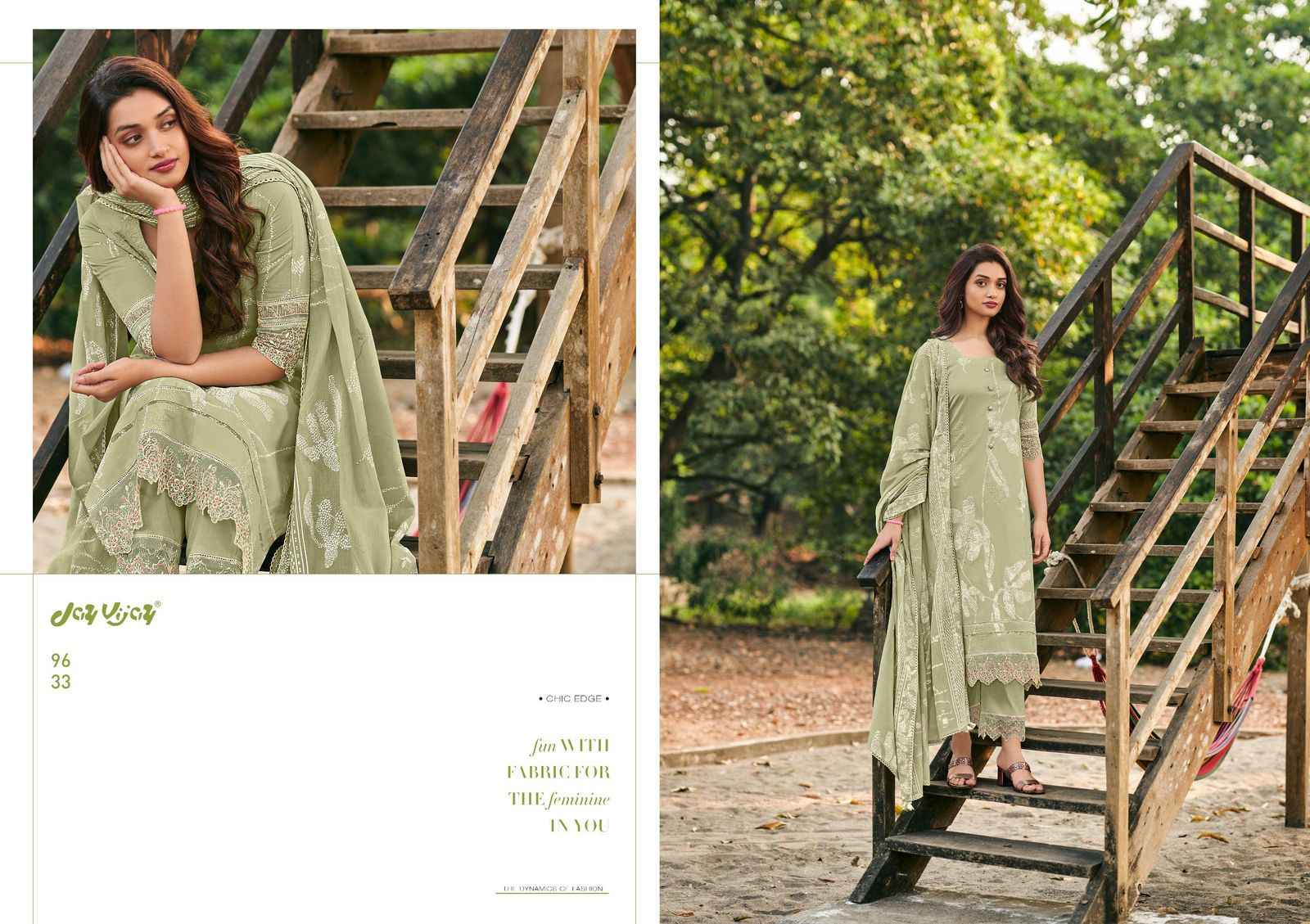 Jay Vijay Luka Chhupi Cotton Dress Material 7 pcs Catalogue