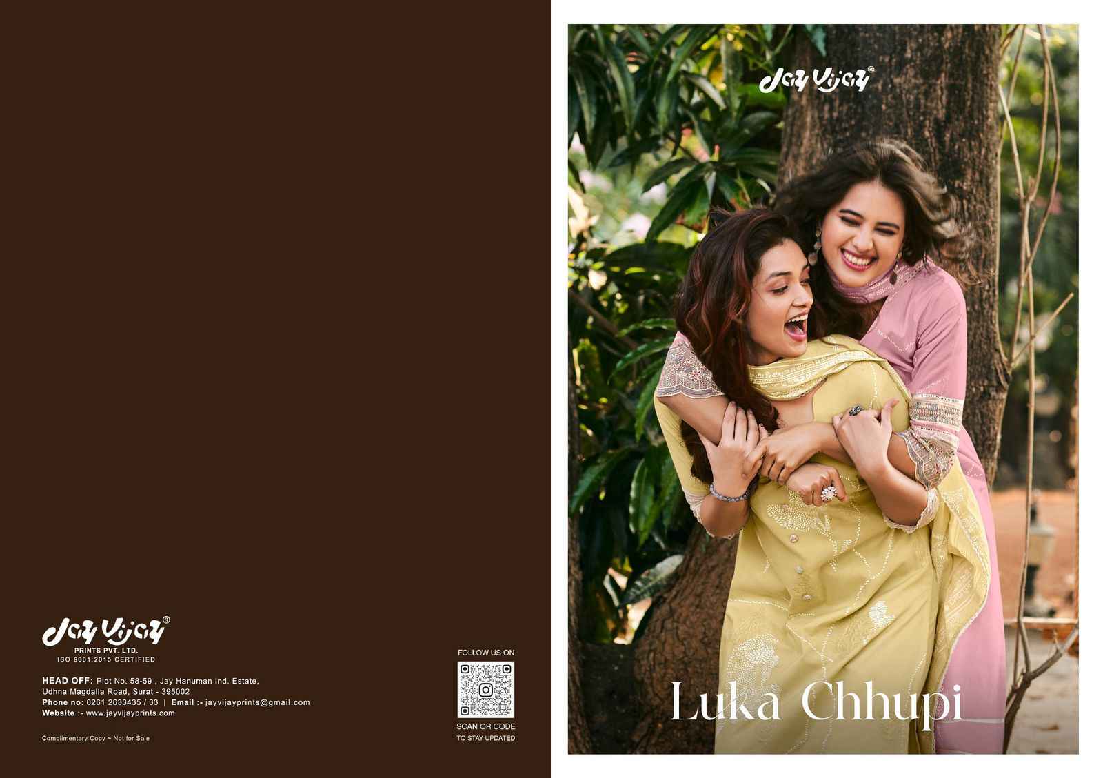 Jay Vijay Luka Chhupi Cotton Dress Material 7 pcs Catalogue
