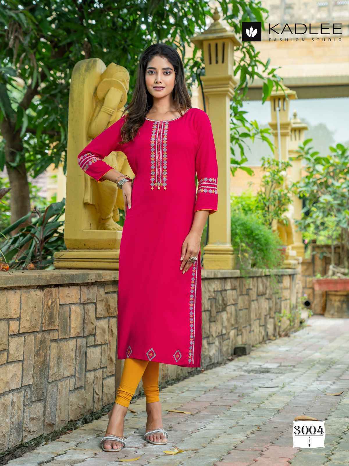 Kadlee Chanchal Rayon Kurti (6 pcs Catalogue)