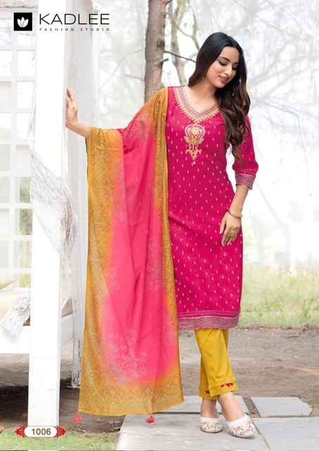 Kadlee Divaine Vetican Kurti Combo 6 pcs Catalogue