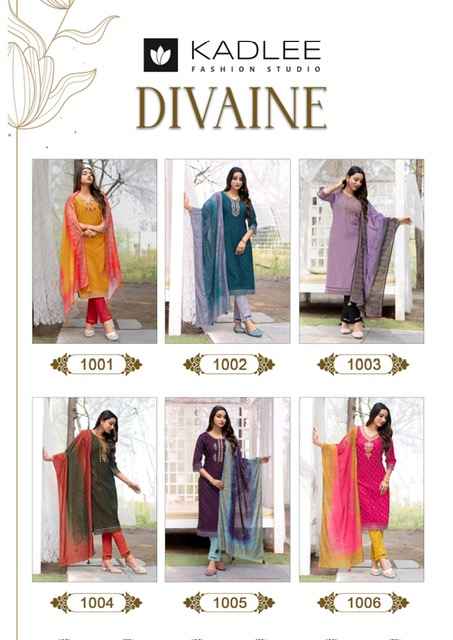 Kadlee Divaine Vetican Kurti Combo 6 pcs Catalogue
