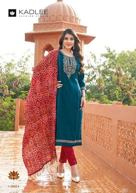 Kadlee Kesar Viscouse Kurti Combo 4 pcs Catalogue