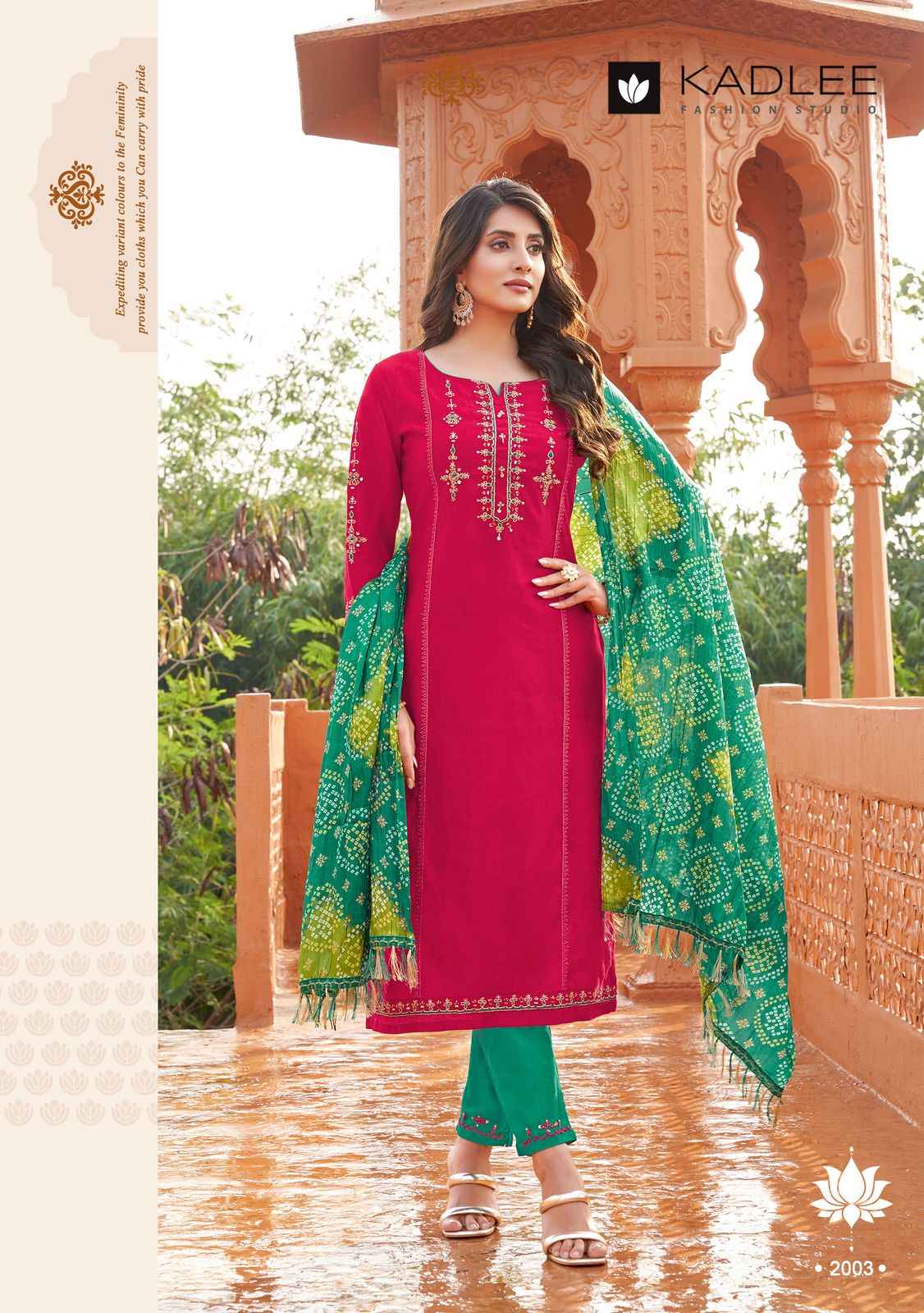 Kadlee Kesar Viscouse Kurti Combo 4 pcs Catalogue