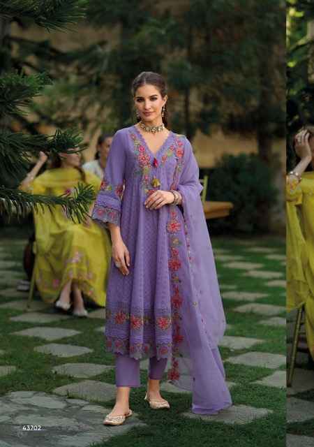 Kailee Fashion Nazm Cotton Readymade Suit (4 pcs Catalogue)