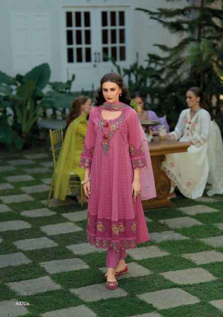Kailee Fashion Nazm Cotton Readymade Suit (4 pcs Catalogue)