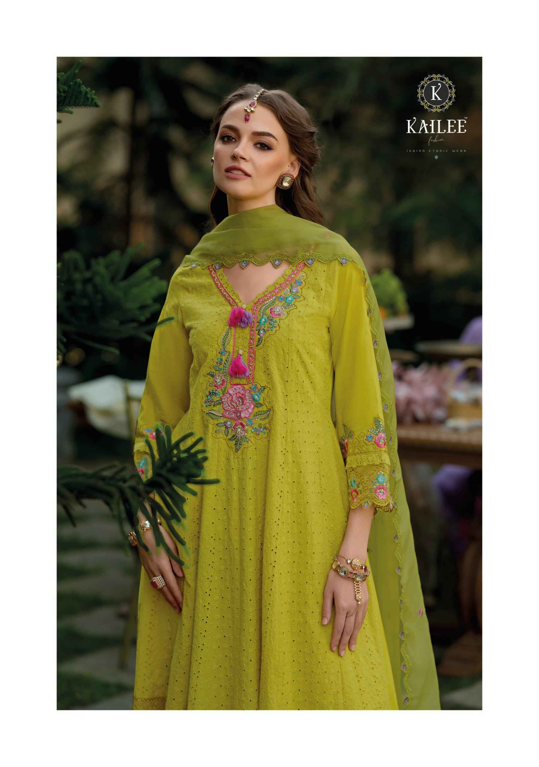 Kailee Fashion Nazm Cotton Readymade Suit (4 pcs Catalogue)