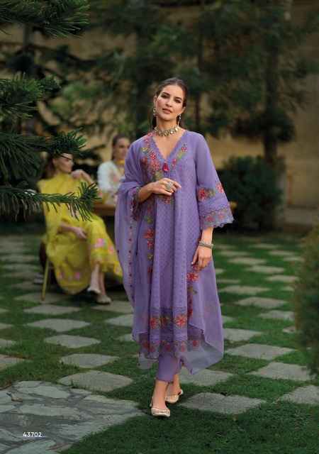 Kailee Fashion Nazm Cotton Readymade Suit (4 pcs Catalogue)