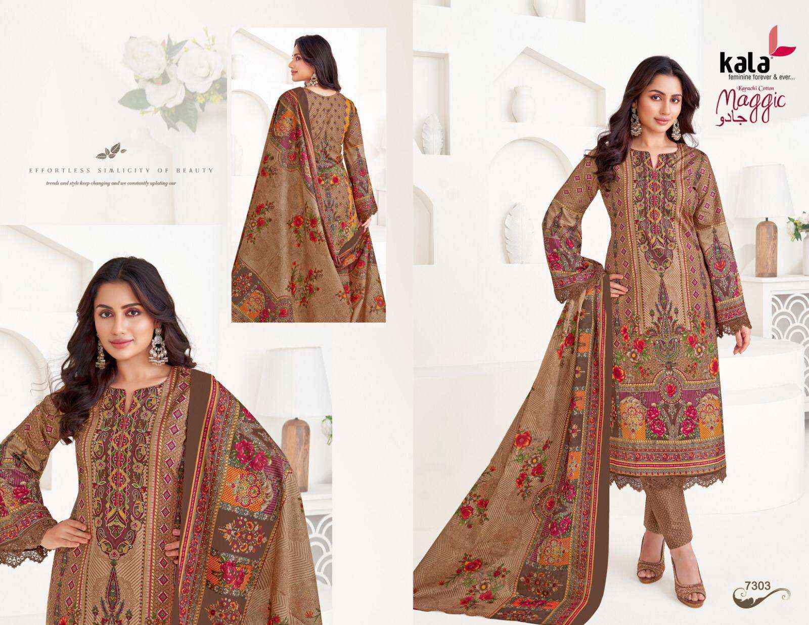 Kala Maggic Vol 22 Cotton Dress Material 12 pcs Catalogue