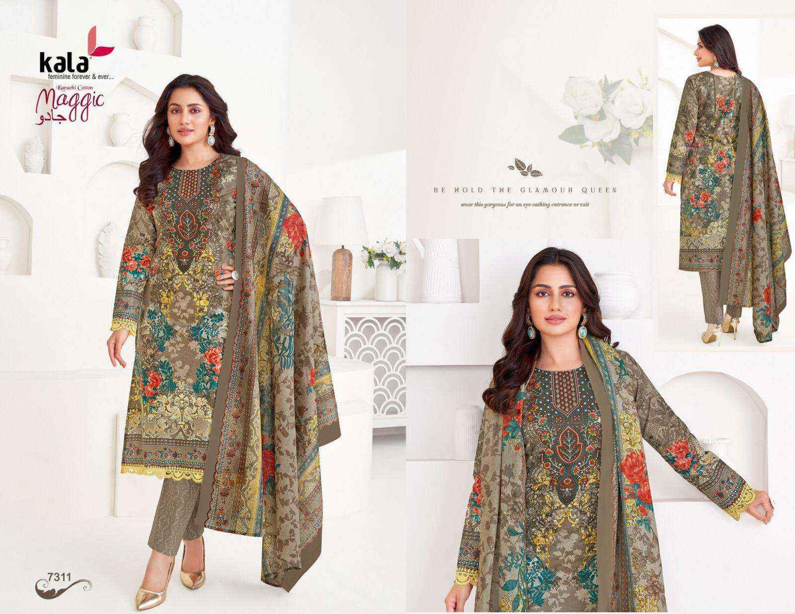 Kala Maggic Vol 22 Cotton Dress Material 12 pcs Catalogue