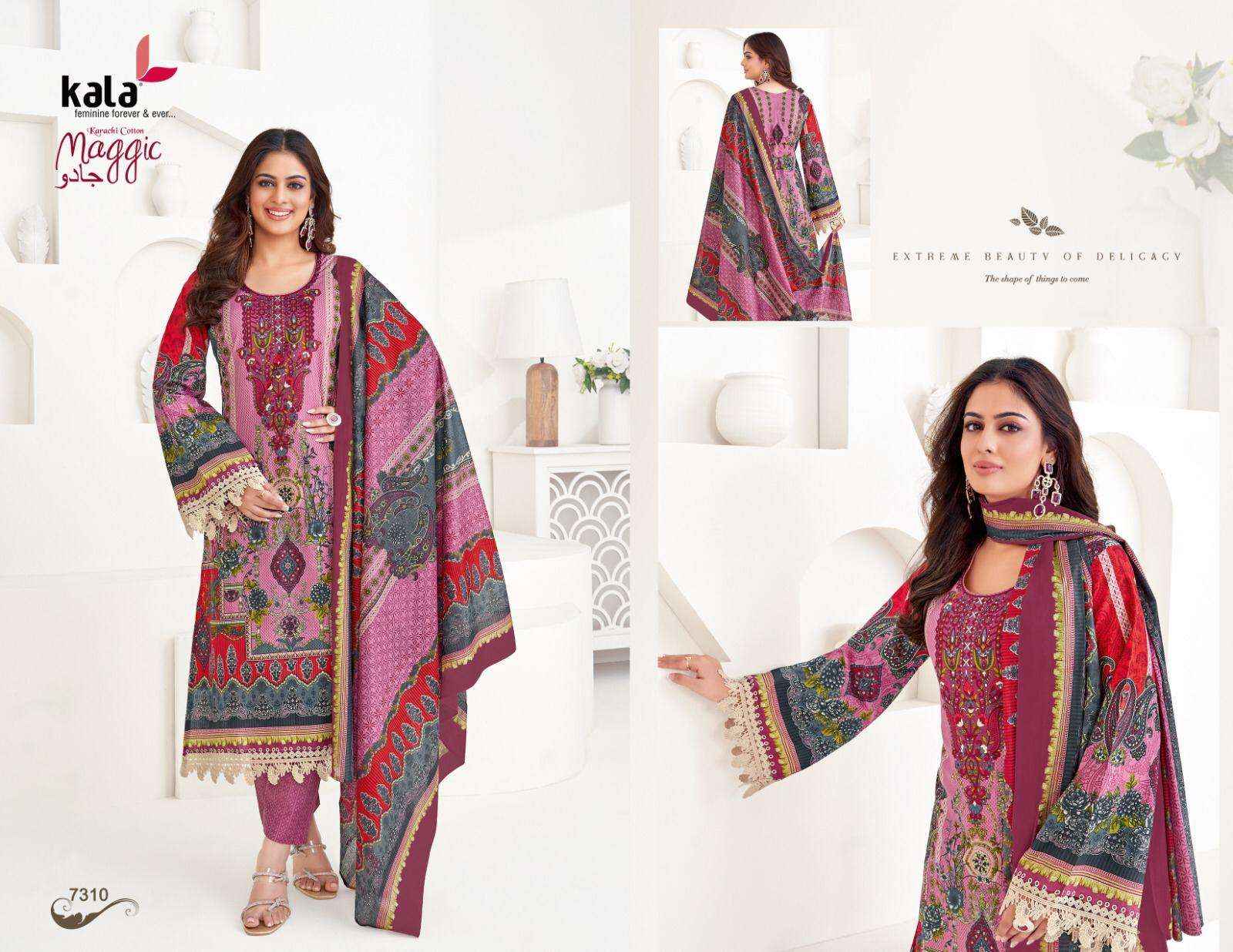 Kala Maggic Vol 22 Cotton Dress Material 12 pcs Catalogue