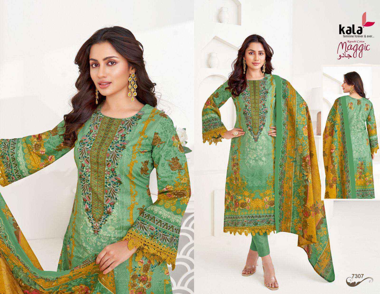 Kala Maggic Vol 22 Cotton Dress Material 12 pcs Catalogue