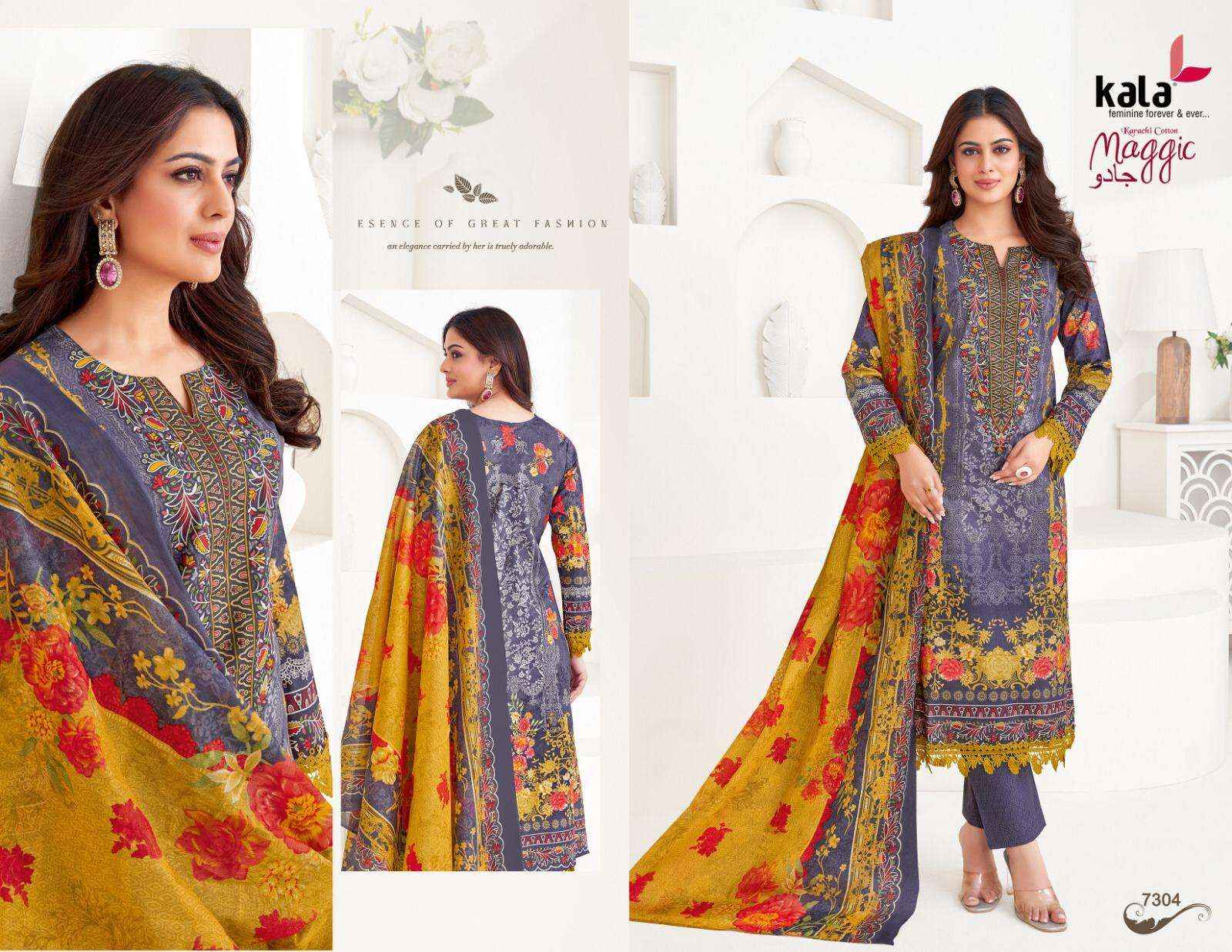 Kala Maggic Vol 22 Cotton Dress Material 12 pcs Catalogue