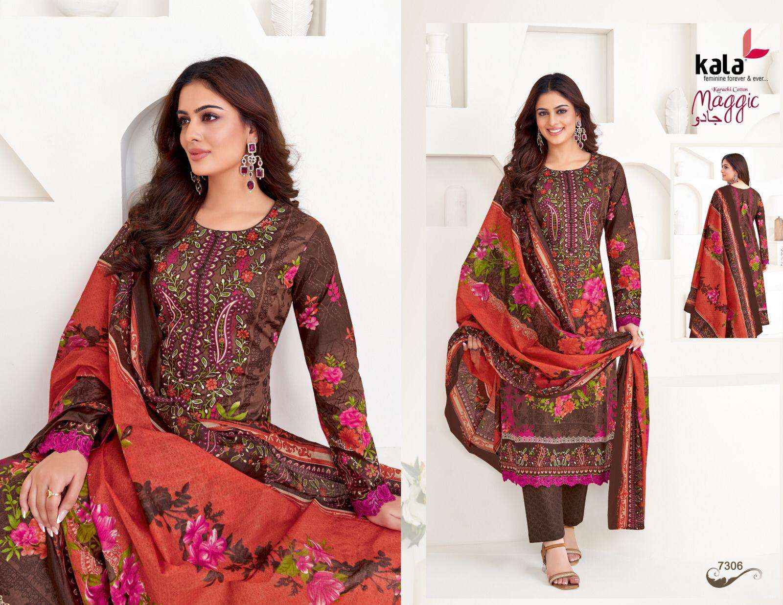 Kala Maggic Vol 22 Cotton Dress Material 12 pcs Catalogue