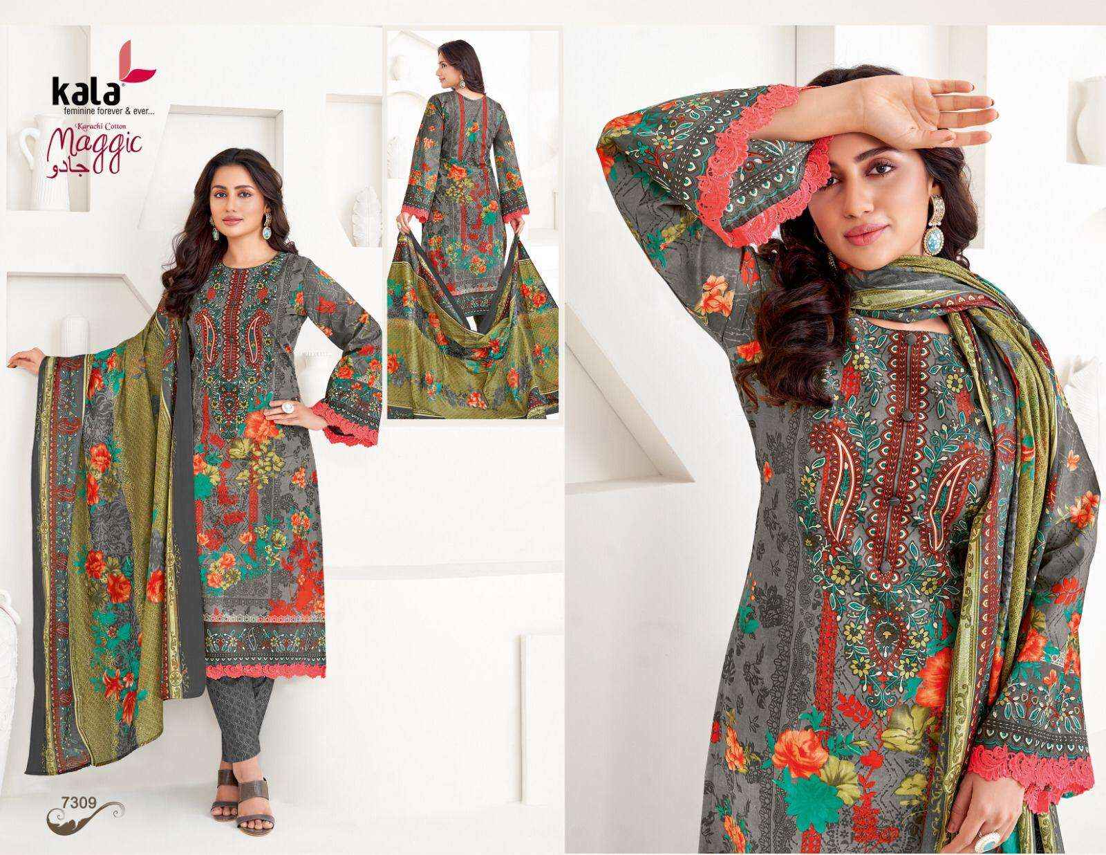 Kala Maggic Vol 22 Cotton Dress Material 12 pcs Catalogue