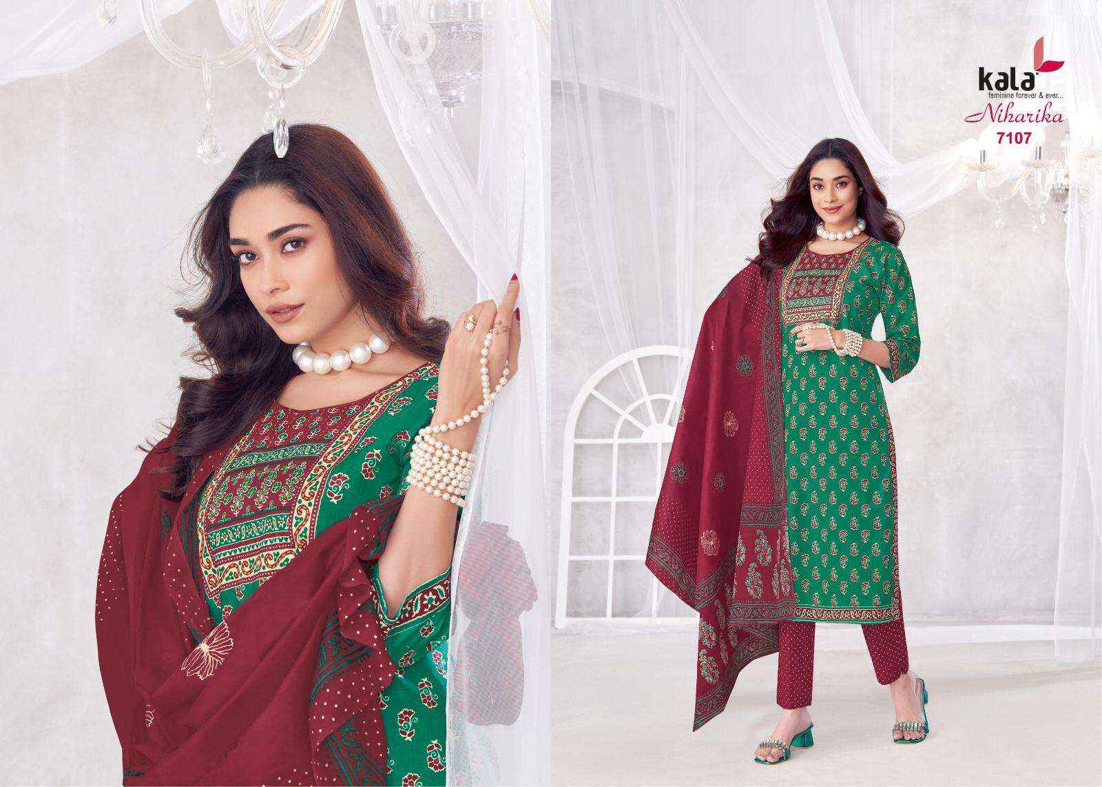 Kala Niharika Vol 4 Cotton Dress Material 8 pcs Catalogue
