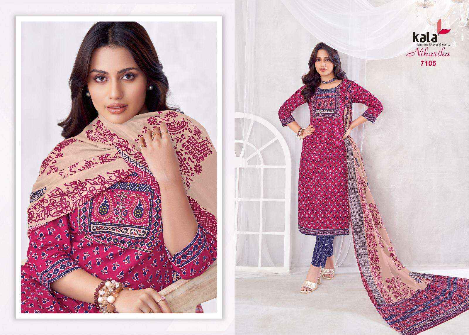 Kala Niharika Vol 4 Cotton Dress Material 8 pcs Catalogue