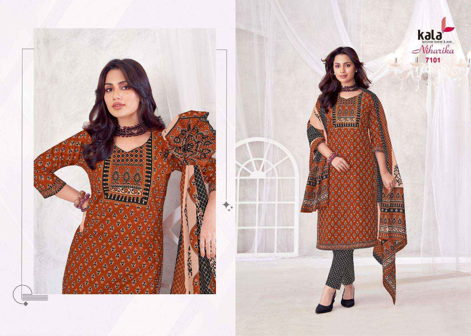 Kala Niharika Vol 4 Cotton Dress Material 8 pcs Catalogue