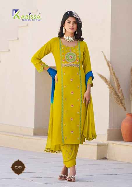Karissa Kasida Vol 2 Rayon Kurti Combo 4 pcs Catalogue