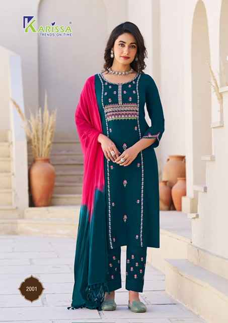 Karissa Kasida Vol 2 Rayon Kurti Combo 4 pcs Catalogue