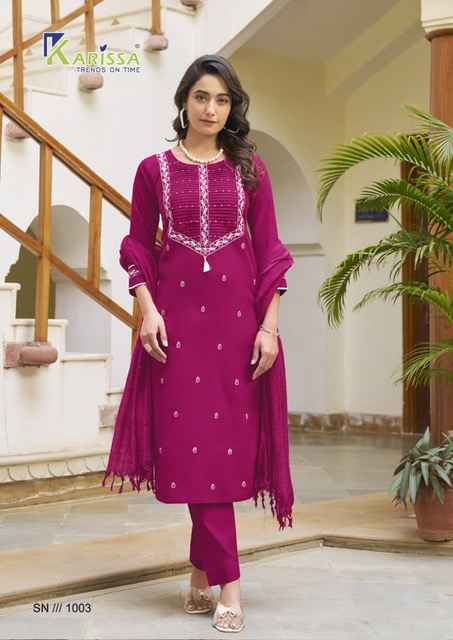 Karissa Samaira Cotton Kurti Combo 4 pcs Catalogue