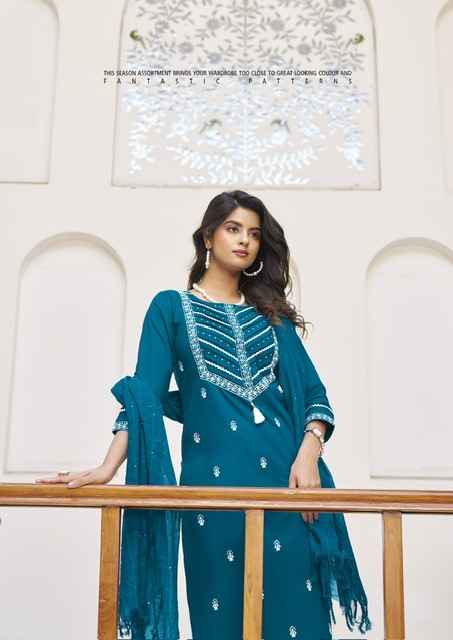 Karissa Samaira Cotton Kurti Combo 4 pcs Catalogue