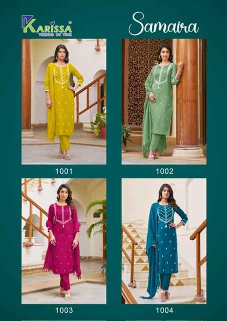 Karissa Samaira Cotton Kurti Combo 4 pcs Catalogue