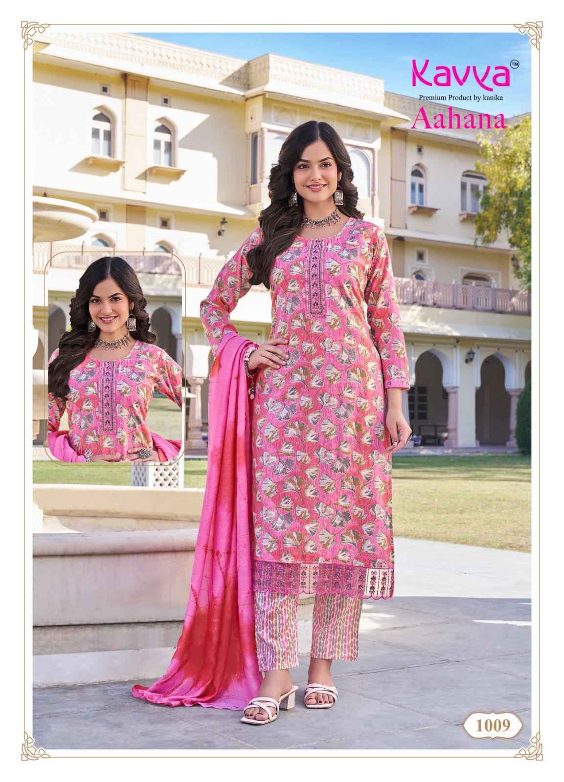 Kavya Aahana Vol-1 Capsule Readymade Suit (10 pcs Catalogue)