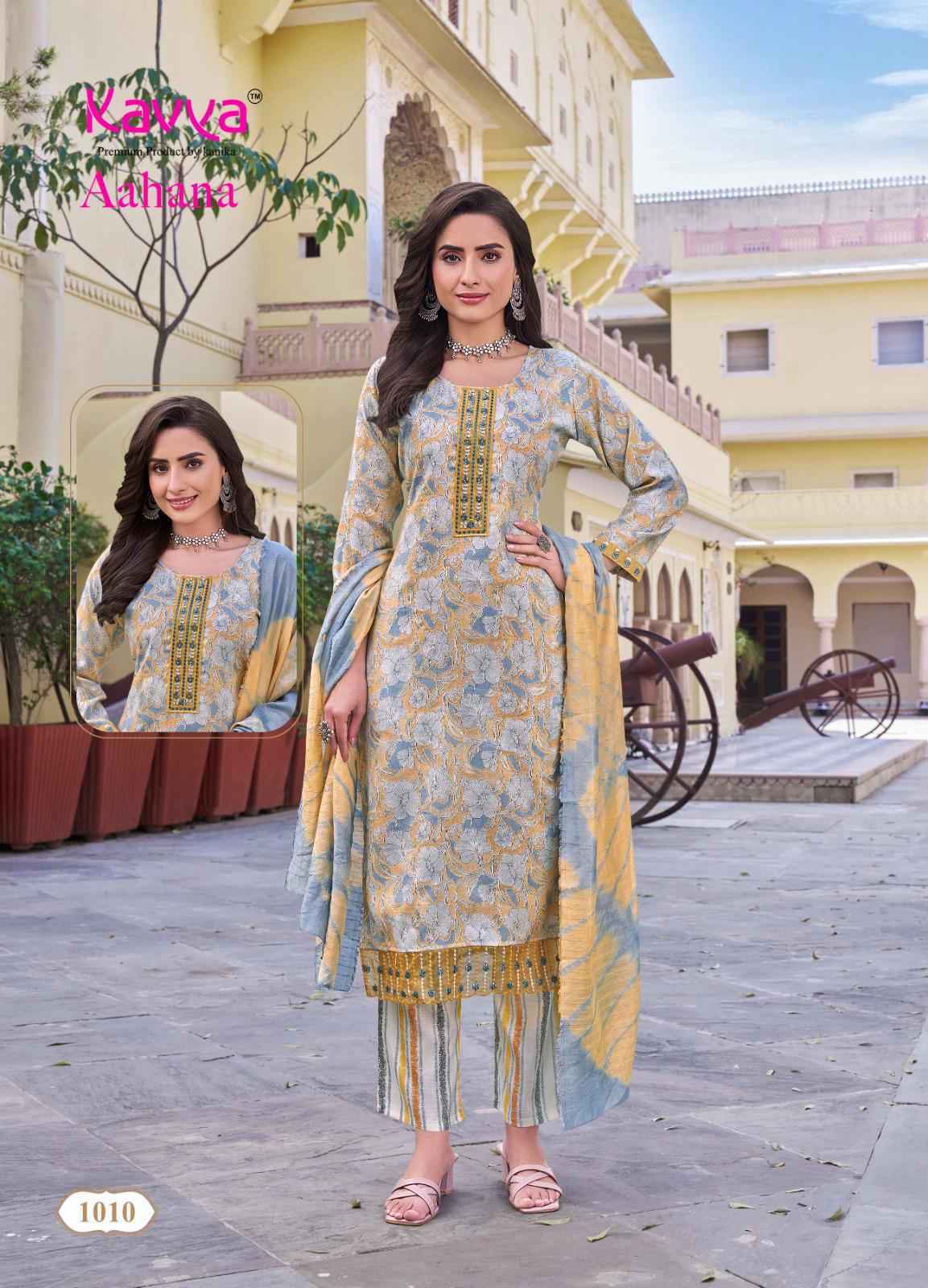 Kavya Aahana Vol-1 Capsule Readymade Suit (10 pcs Catalogue)