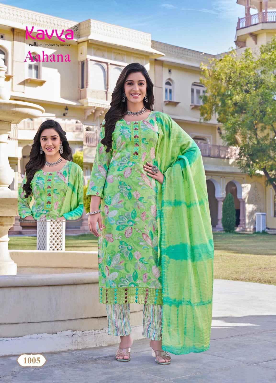 Kavya Aahana Vol-1 Capsule Readymade Suit (10 pcs Catalogue)