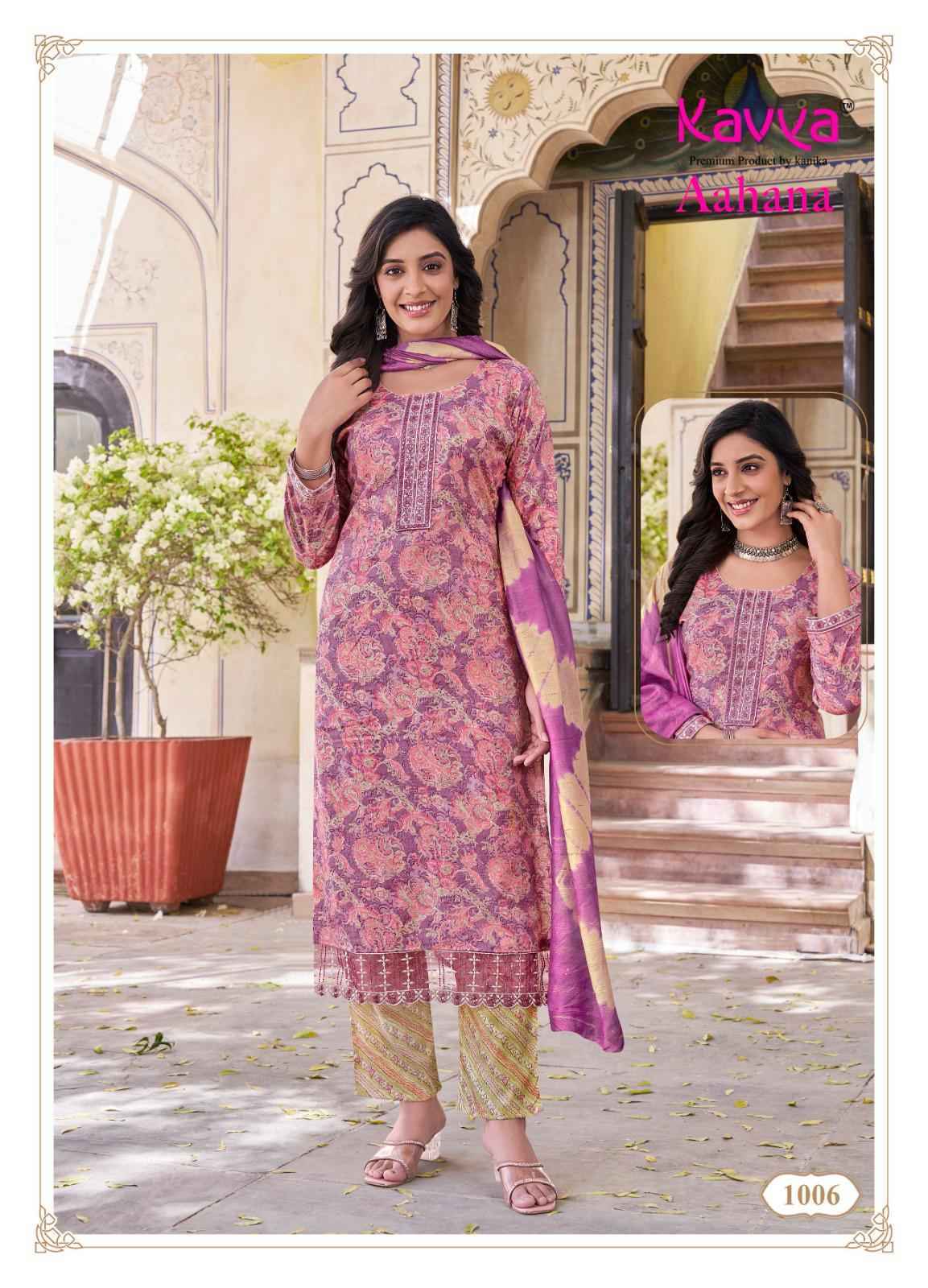 Kavya Aahana Vol-1 Capsule Readymade Suit (10 pcs Catalogue)