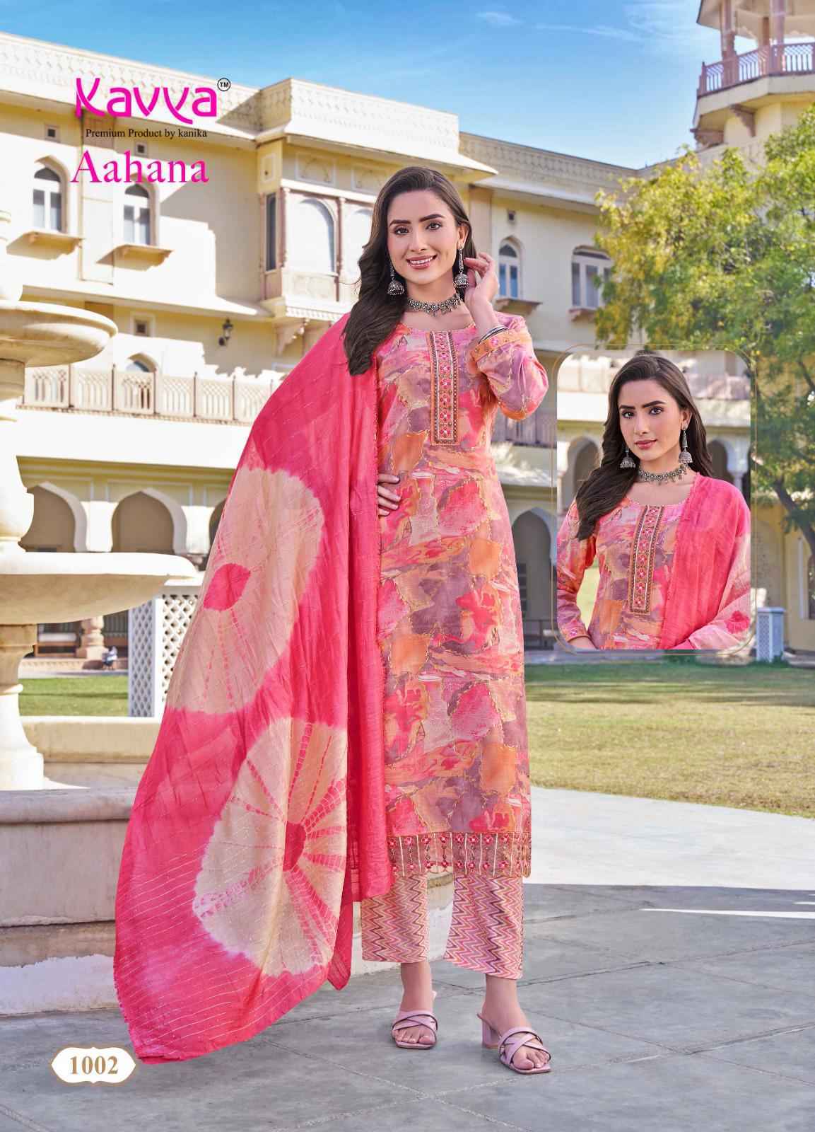Kavya Aahana Vol-1 Capsule Readymade Suit (10 pcs Catalogue)