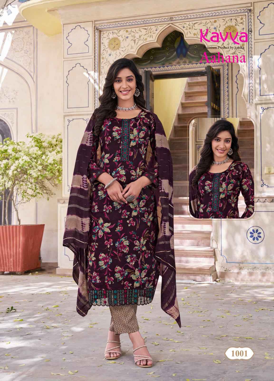 Kavya Aahana Vol-1 Capsule Readymade Suit (10 pcs Catalogue)