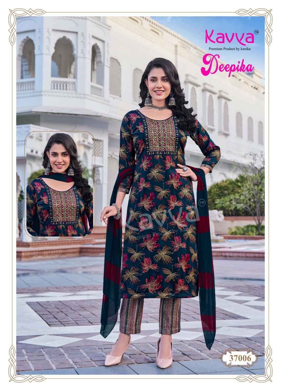 Kavya Deepika Vol-37 Viscouse Readymade Suit (10 pcs Catalogue)