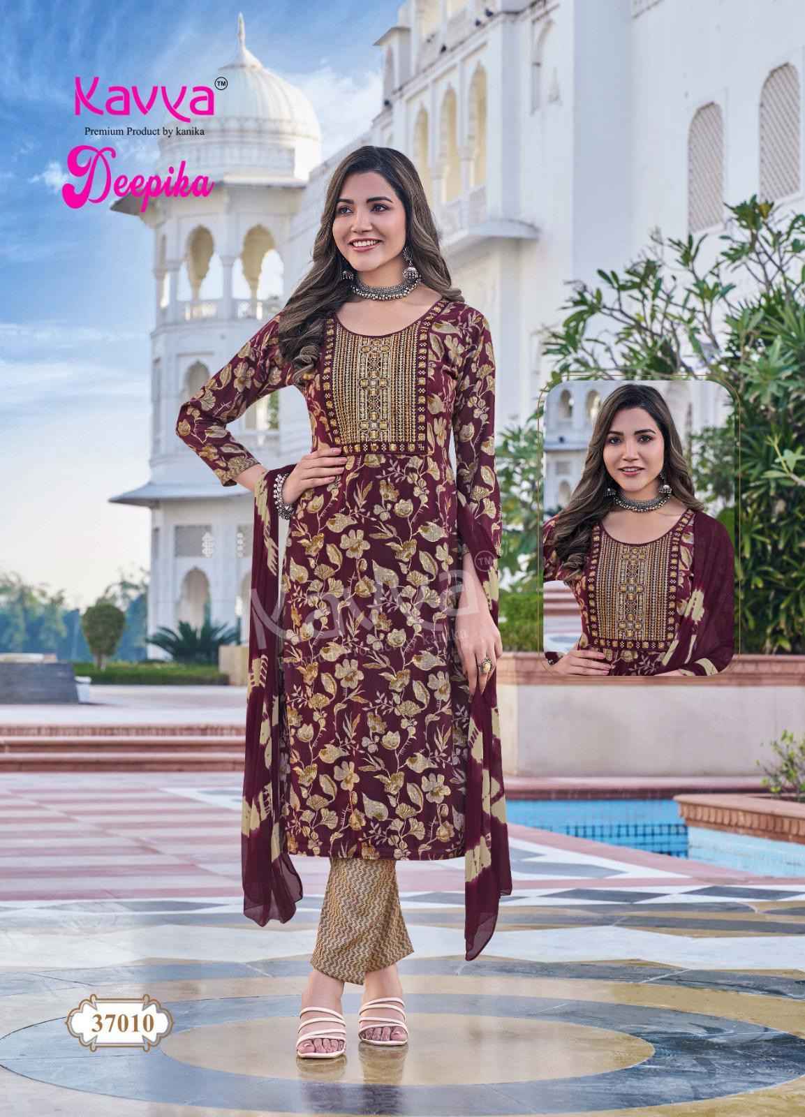 Kavya Deepika Vol-37 Viscouse Readymade Suit (10 pcs Catalogue)