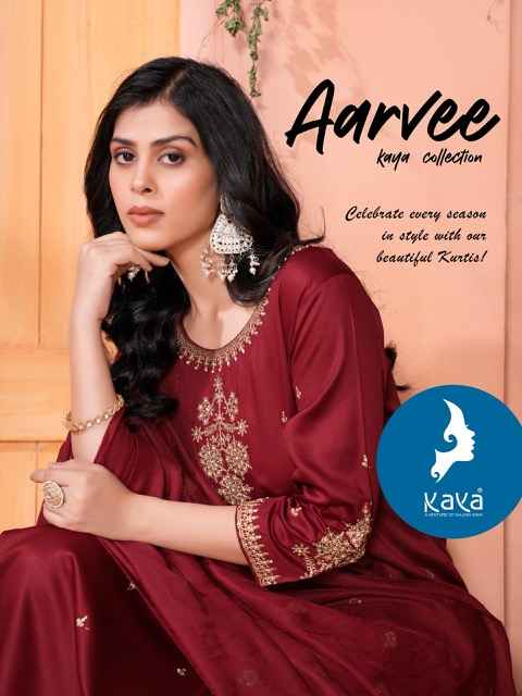 Kaya Aarvee Gaji Silk Kurti Combo 6 pcs Catalogue
