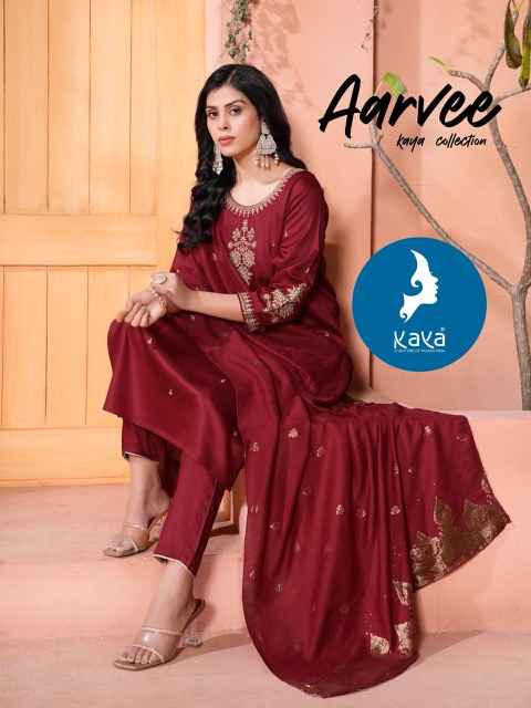 Kaya Aarvee Gaji Silk Kurti Combo 6 pcs Catalogue