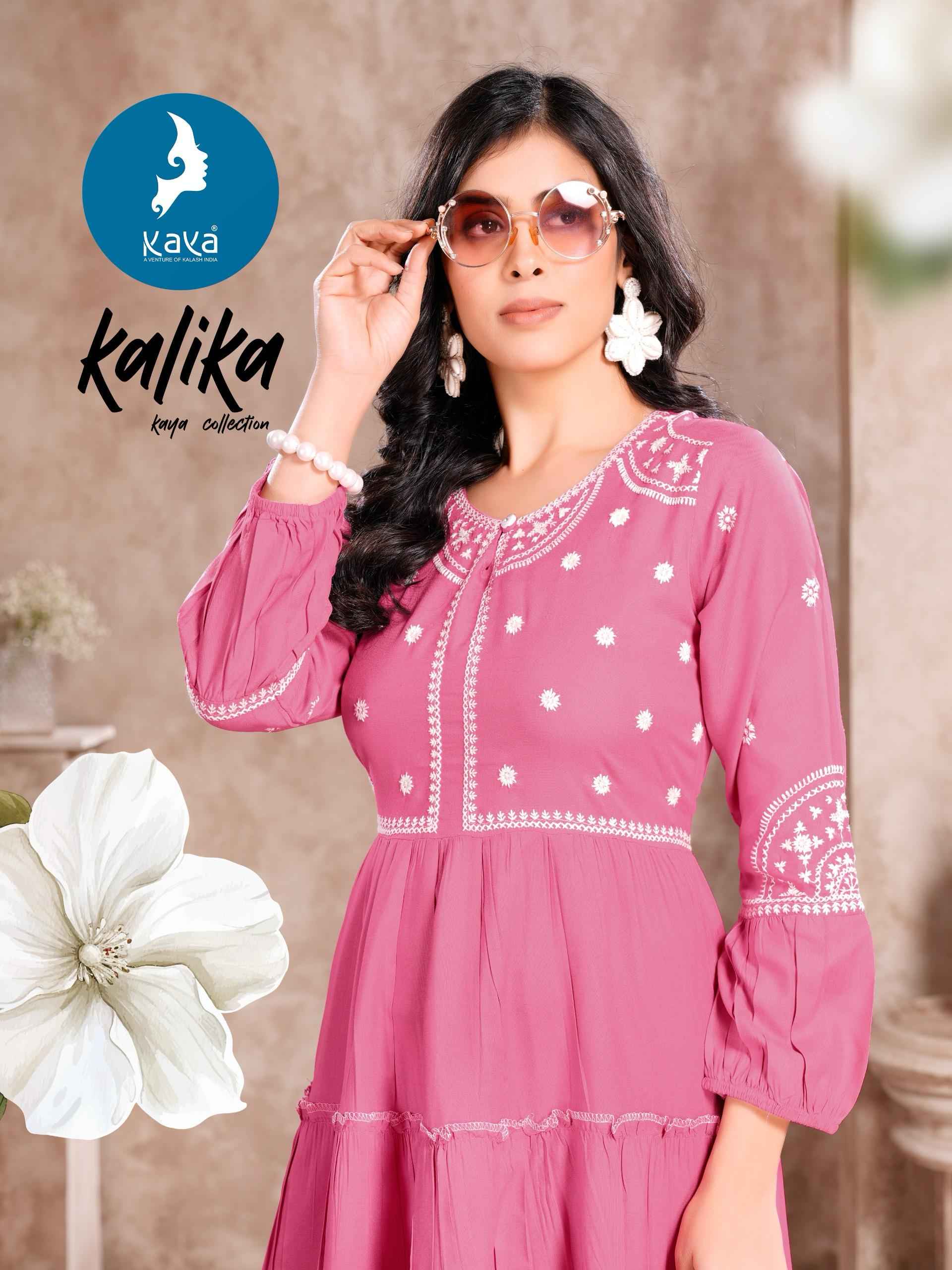 Kaya Kalika Rayon Kurti 6 pcs Catalogue