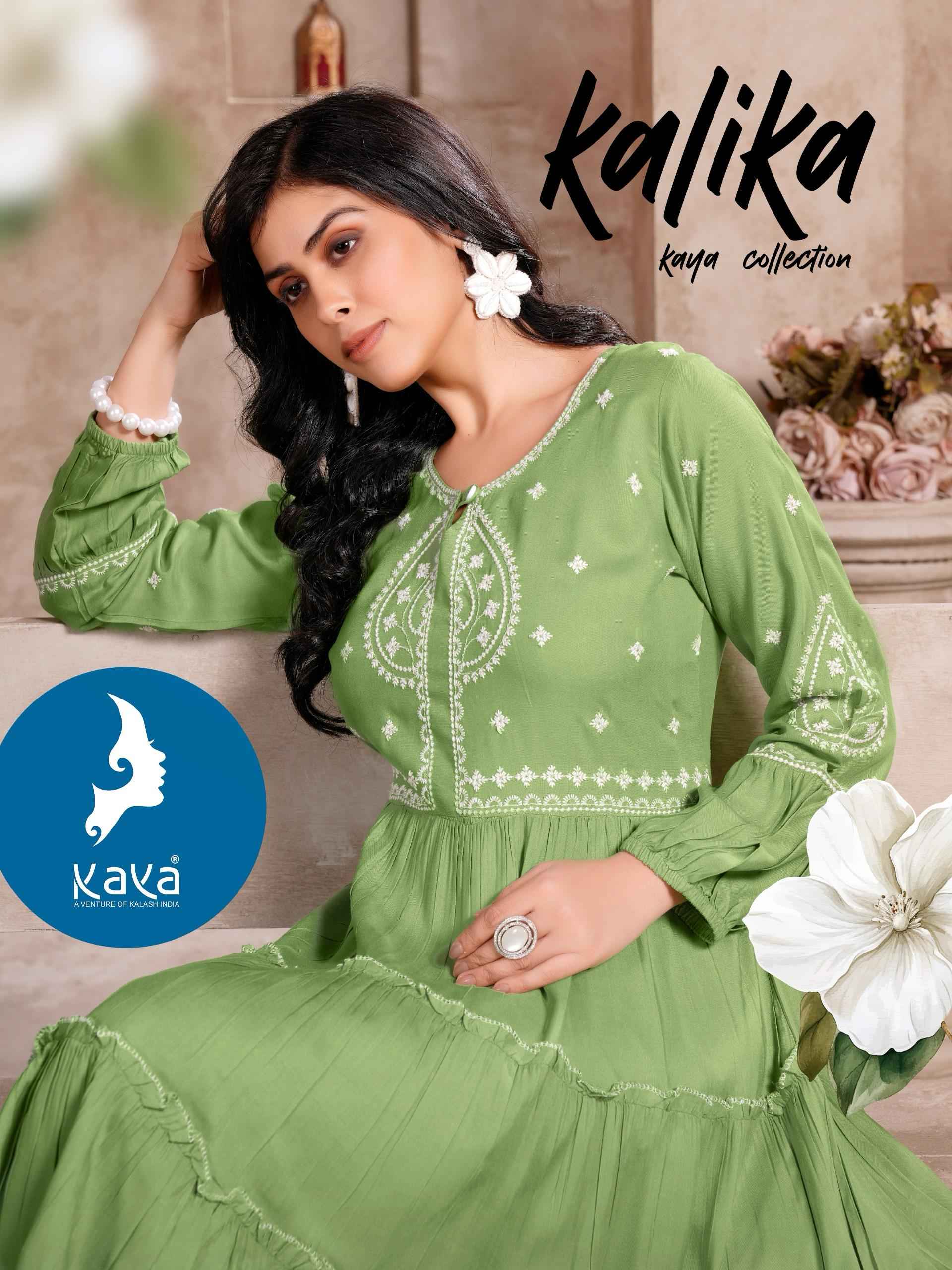 Kaya Kalika Rayon Kurti 6 pcs Catalogue