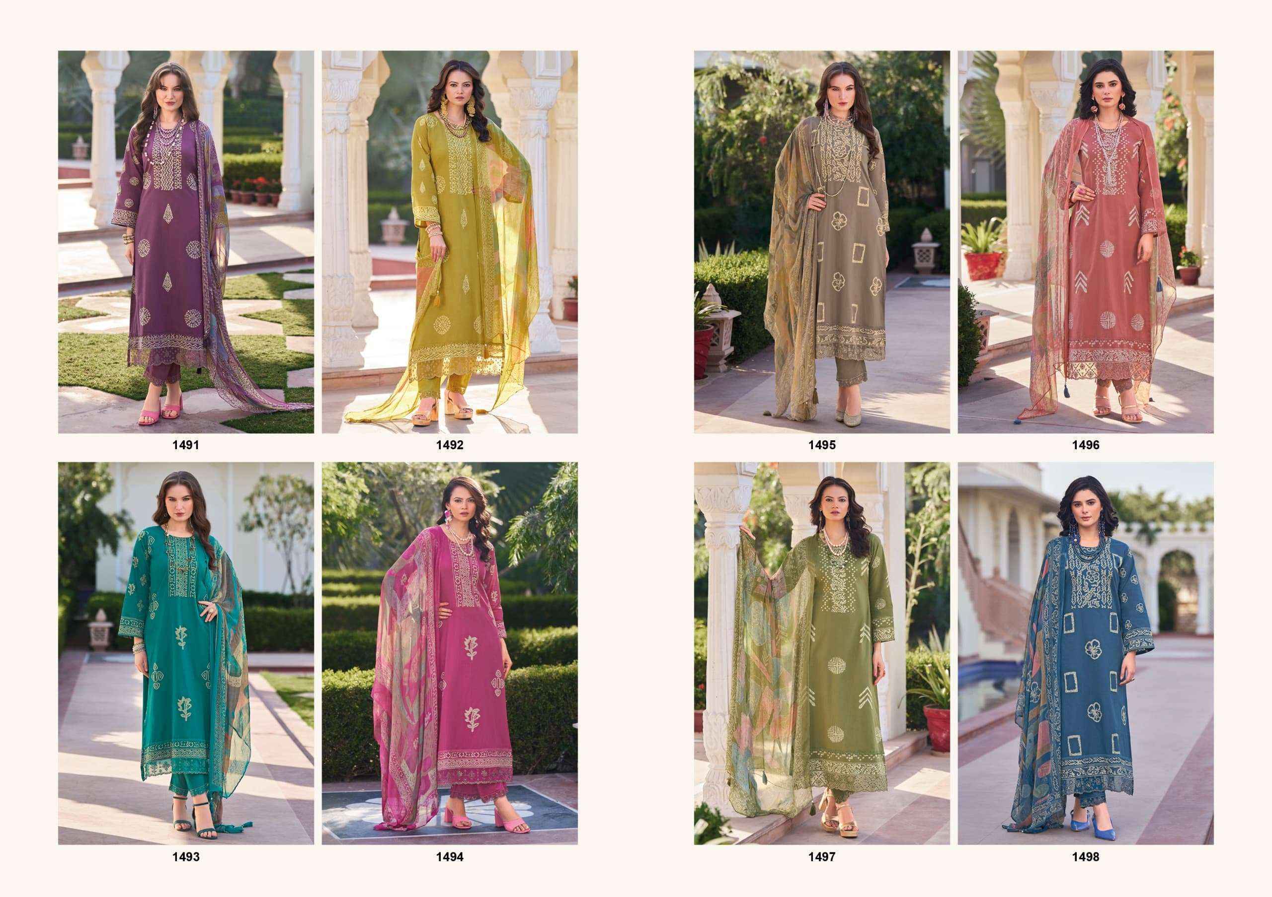 Kilory Trends Zarokha Vol-3 Lawn Cotton Dress Material (8 pcs Catalogue)