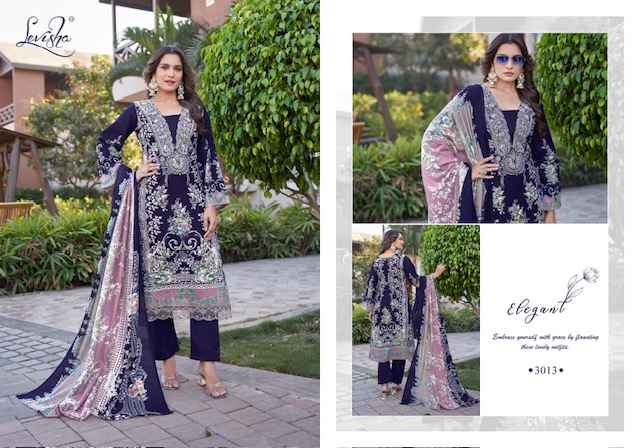 Levisha Anarkali Cotton Dress Material 9 pcs Catalogue