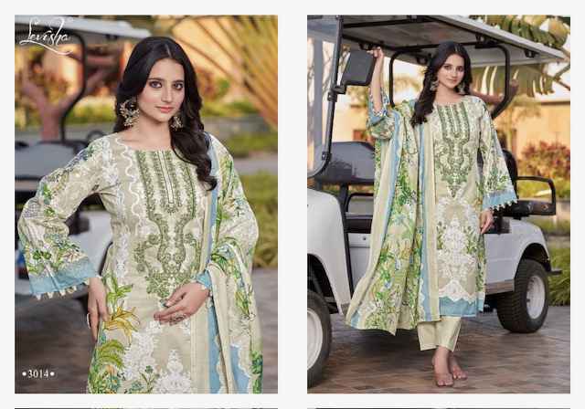 Levisha Anarkali Cotton Dress Material 9 pcs Catalogue