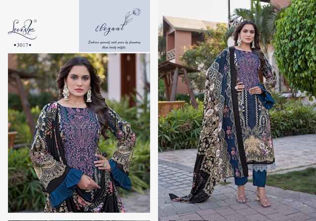 Levisha Anarkali Cotton Dress Material 9 pcs Catalogue