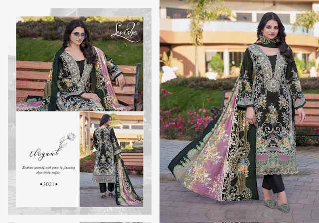 Levisha Anarkali Cotton Dress Material 9 pcs Catalogue