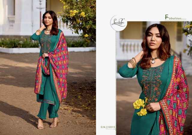 Levisha Nivisha Vol 10 Rayon Dress Material 6 pcs Catalogue