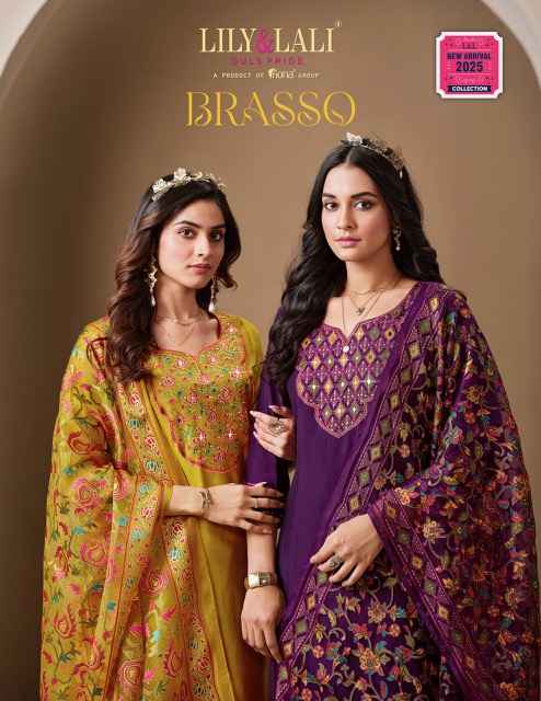 Lily & Lali Brasso Roman Silk Kurti Combo 6 pcs Catalogue