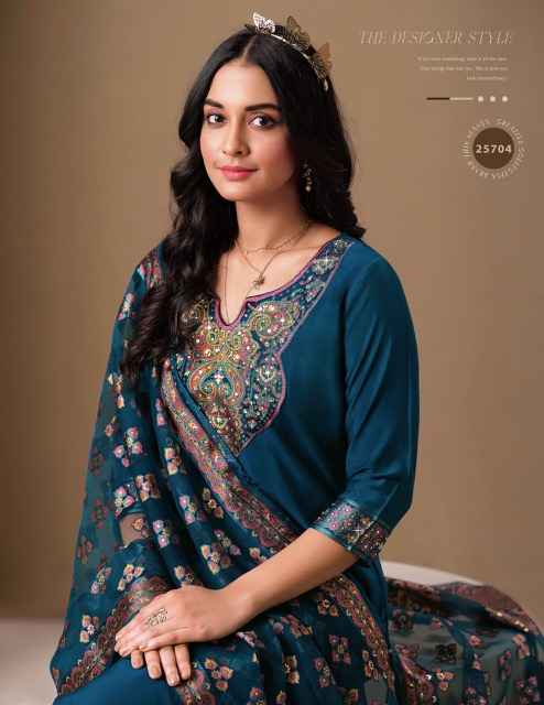 Lily & Lali Brasso Roman Silk Kurti Combo 6 pcs Catalogue